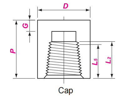 ANSI/ASME B16.11 Threaded Cap Fitting Dimension & Weight - Threaded Cap ...